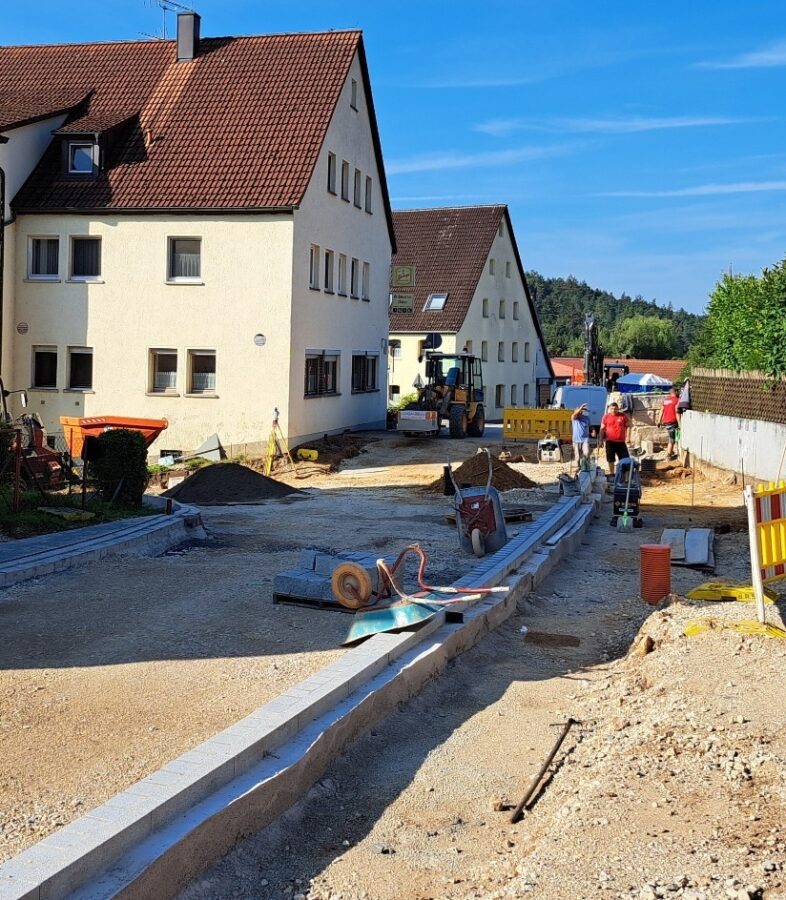 Mehr über den Artikel erfahren Dorferneuerung Osternohe „Ausbau der Haidlinger Straße“ in Osternohe, Markt Schnaittach