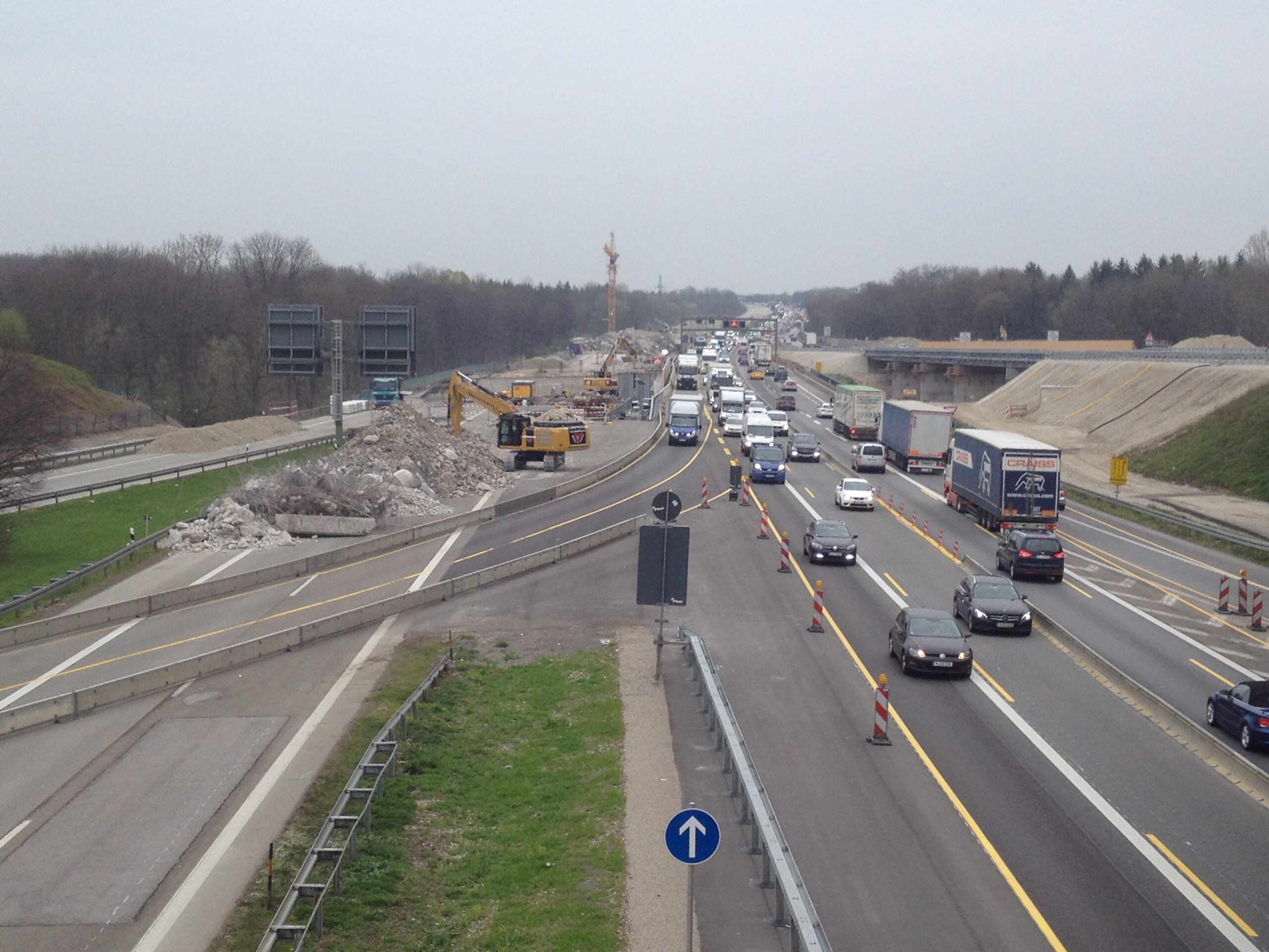 Mehr über den Artikel erfahren A99 Autobahnring München, 8-streifiger Ausbau, AK München-Nord – AS Aschheim/Ismaning