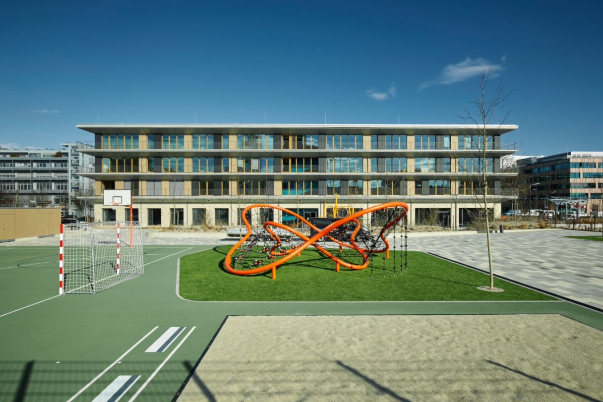 Mehr über den Artikel erfahren Neubau Grundschule Werksviertel, München
