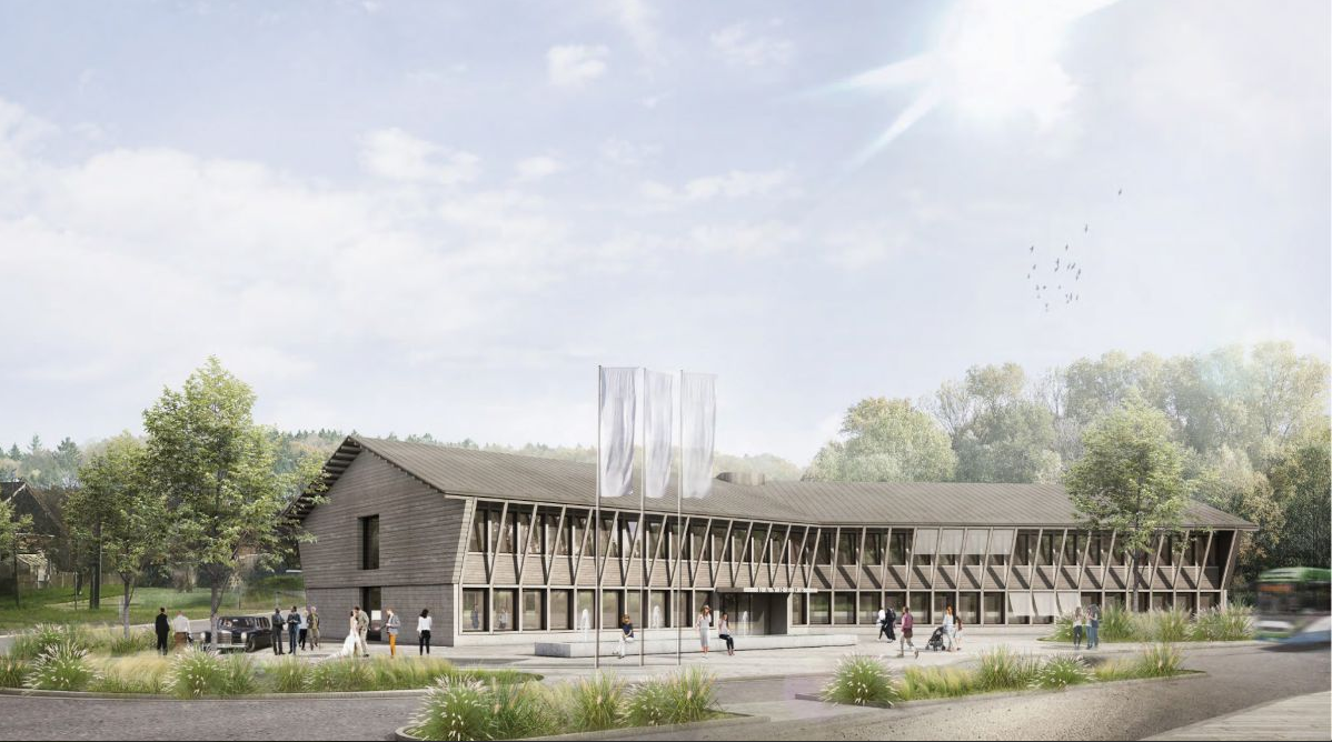 Mehr über den Artikel erfahren Rathaus Berg, Neubau Rathaus