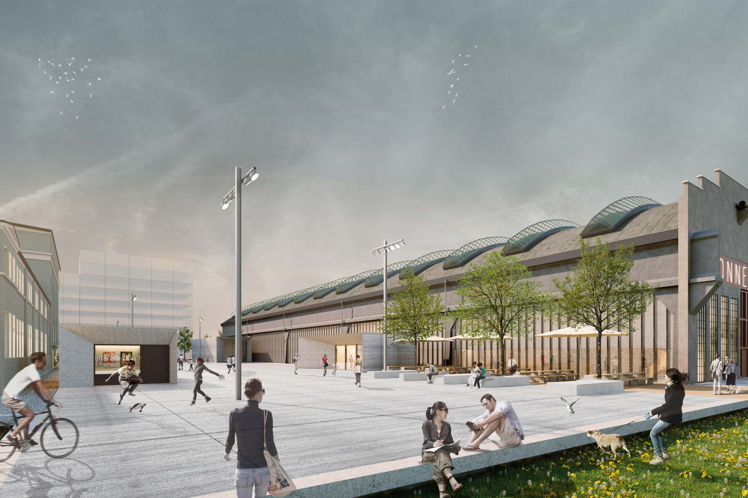 Mehr über den Artikel erfahren Generalinstandsetzung und Umbau der Jutier- und Tonnenhalle mit Neubau einer Tiefgarage